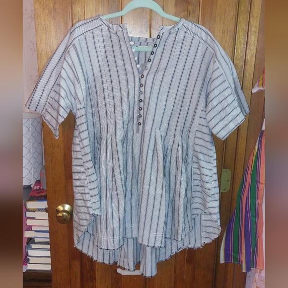 Free People Sammi Babydoll Top Size XS NWOT - Picture 2 of 7